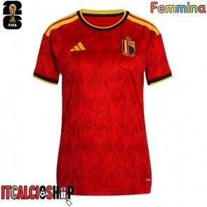 Belgio Prima Maglia Femmina Mondiali 2026 Manica Corta